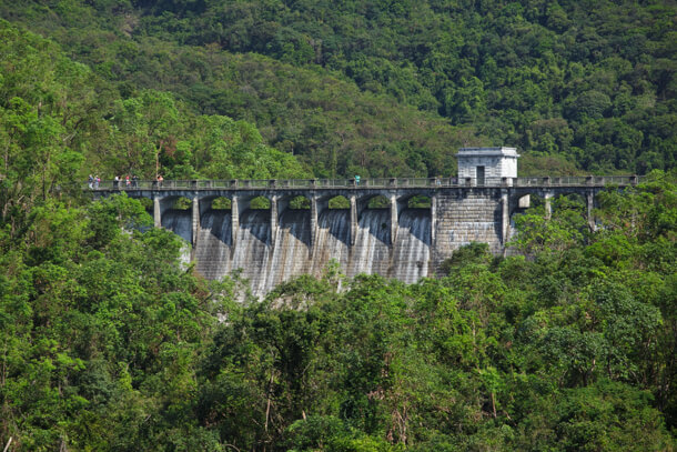 The dam was declared as monument