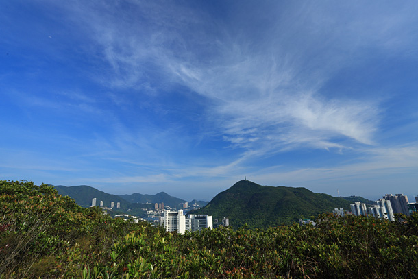 班納山山頂遠眺南朗山