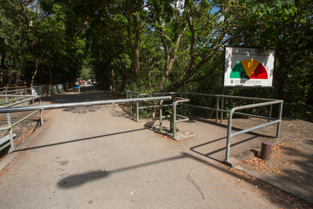 The gate of the reservoir