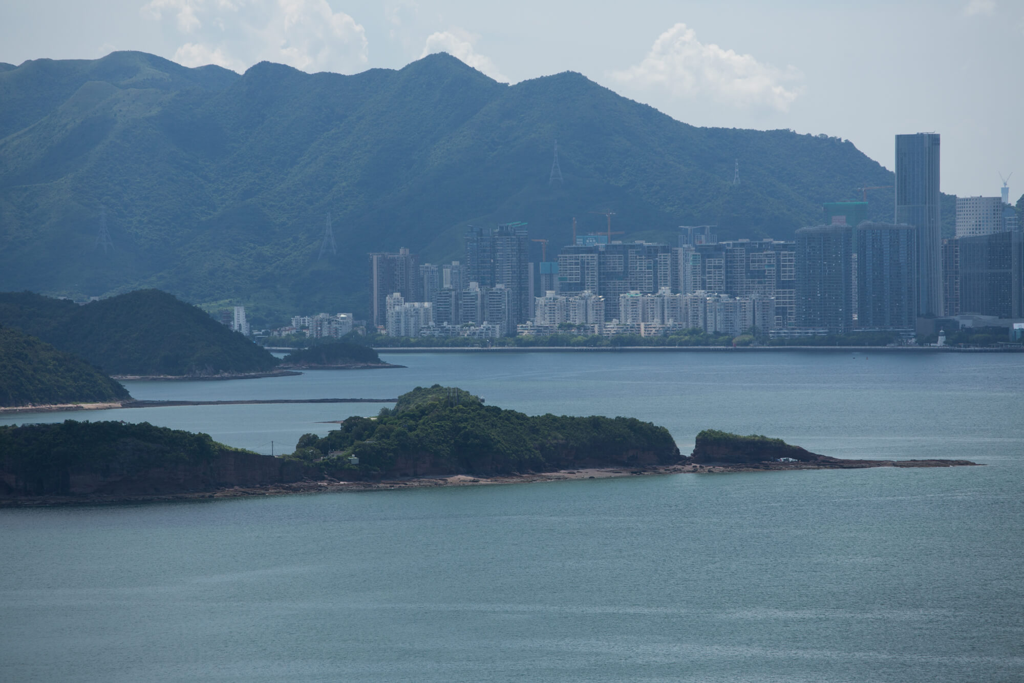 從高地頂遠望鴨洲