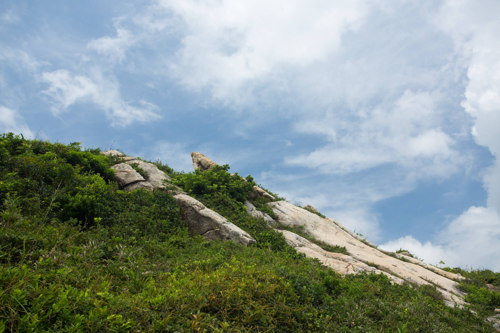 上攀鶴咀山