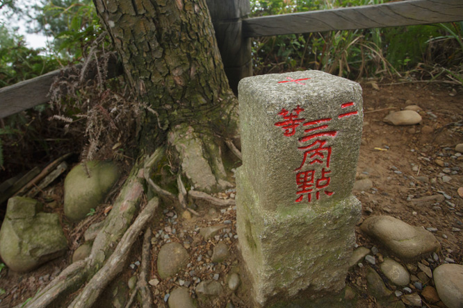 頭嵙山的二等三角點