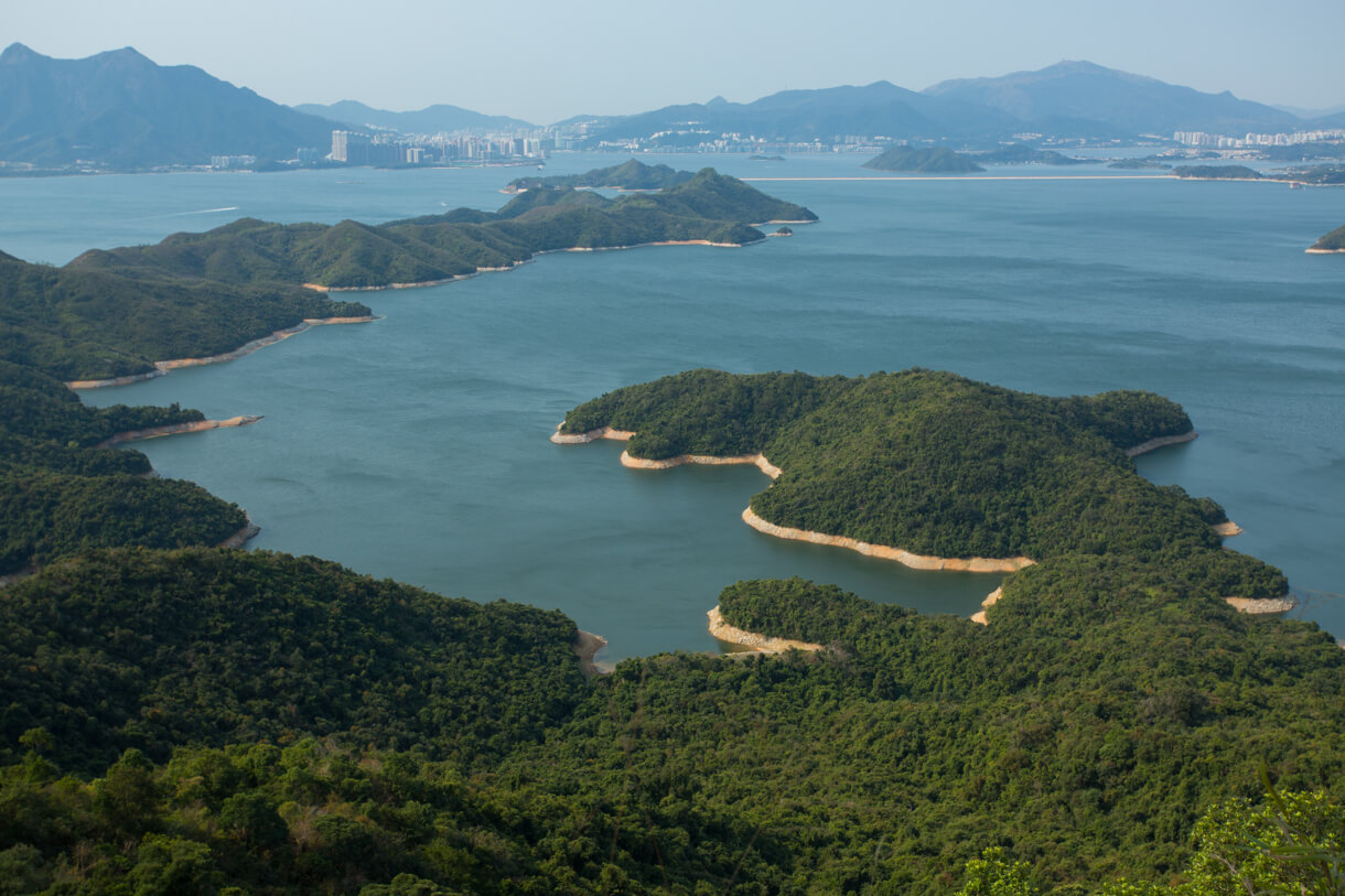 早上的光線令山咀更富層次