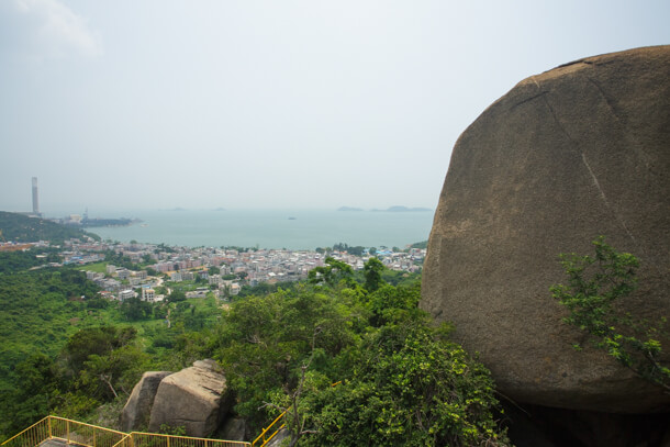 觀景台上可遠眺沙洲及龍鼓洲