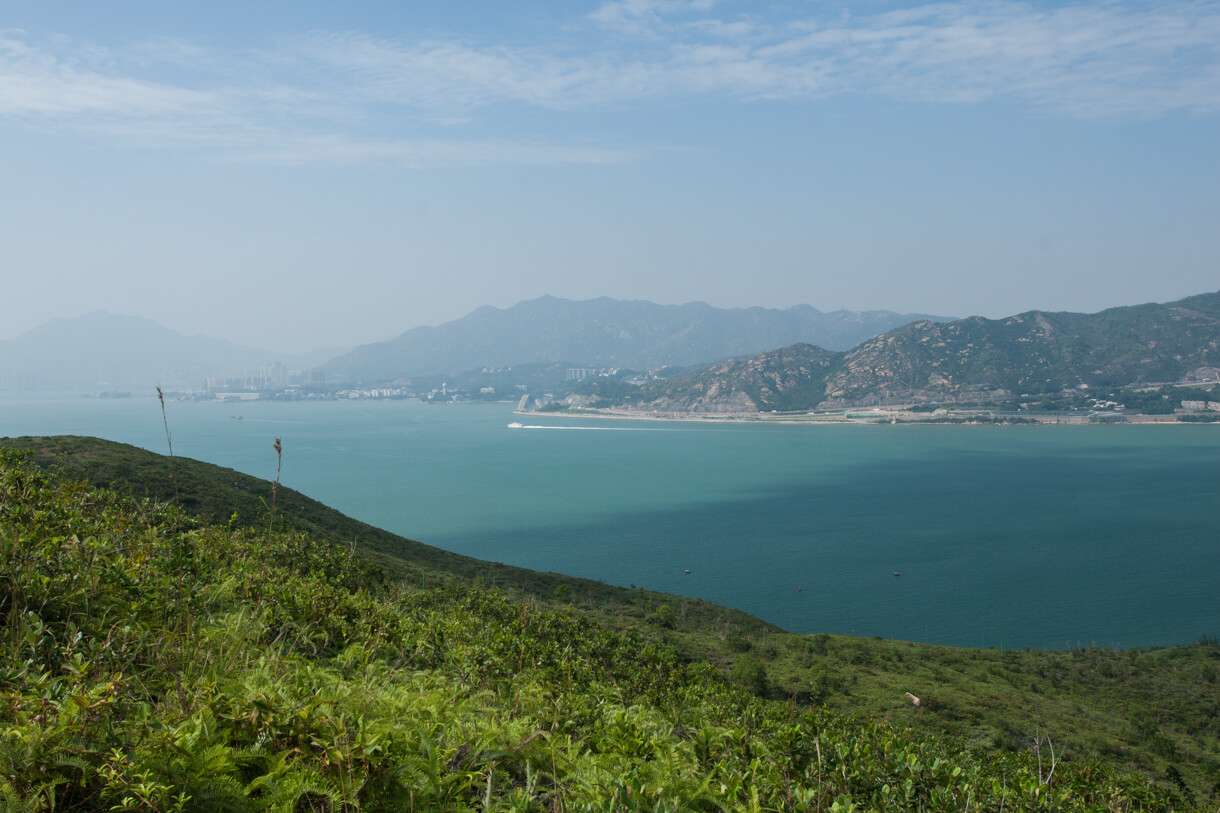 對岸是大欖涌一帶