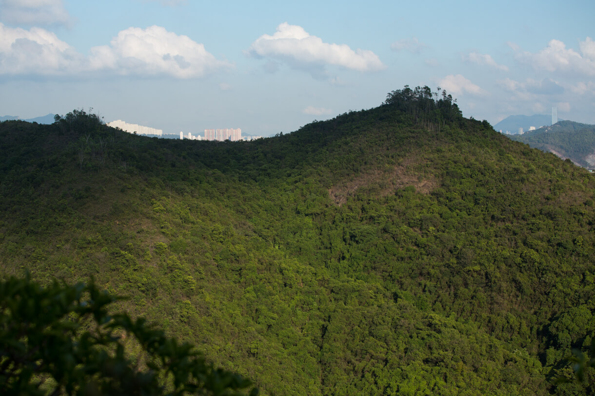 回望矮小的風門山