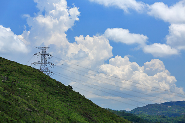 遠處的積雲