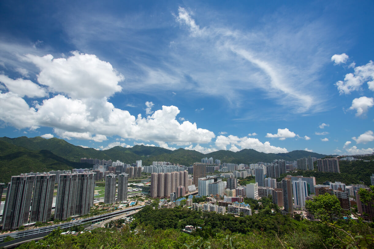 九龍一帶山峰