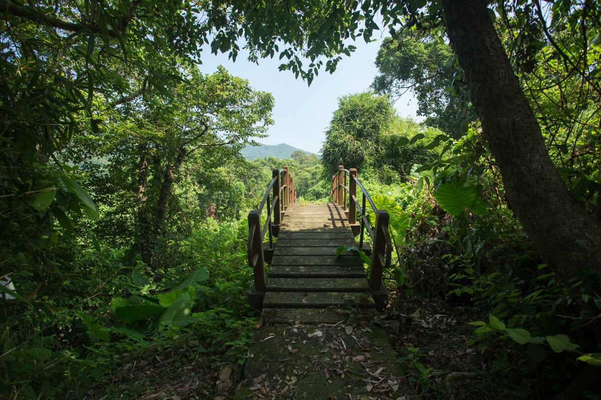 走過拱橋