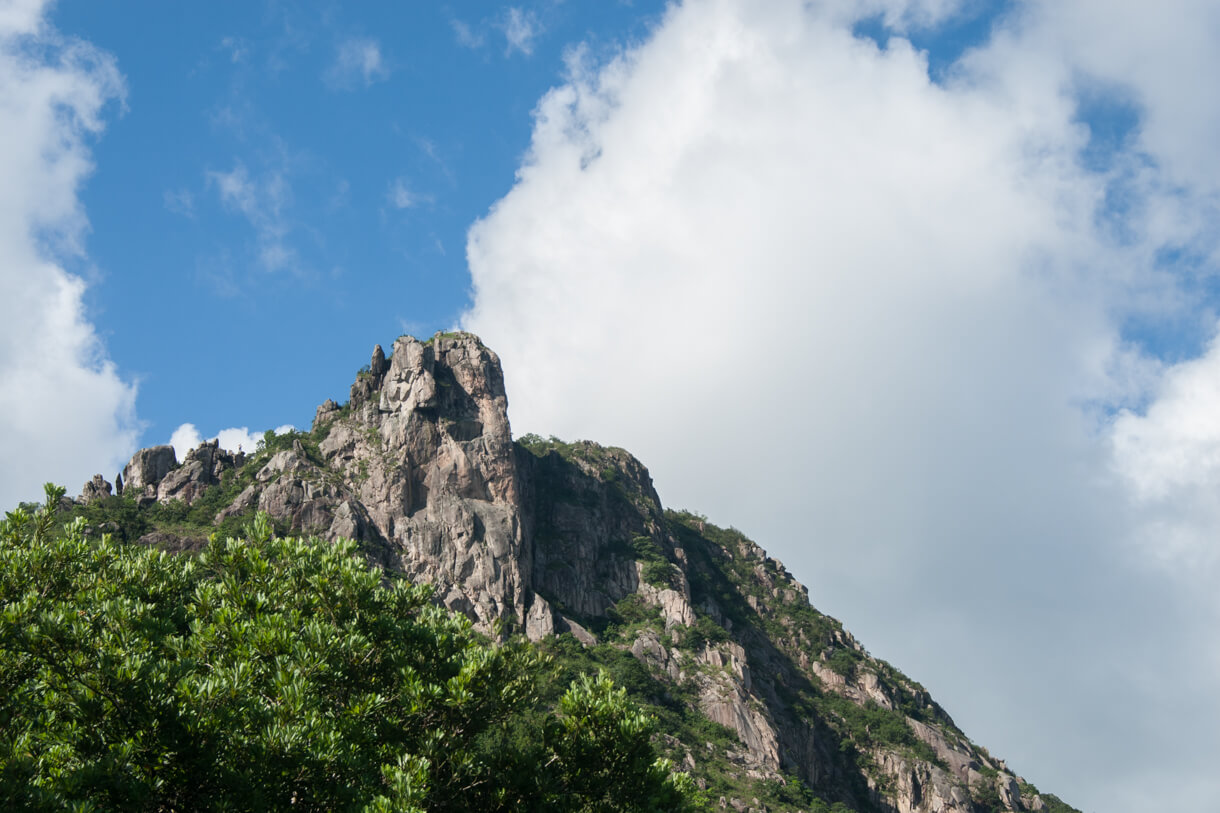 仰望獅子山