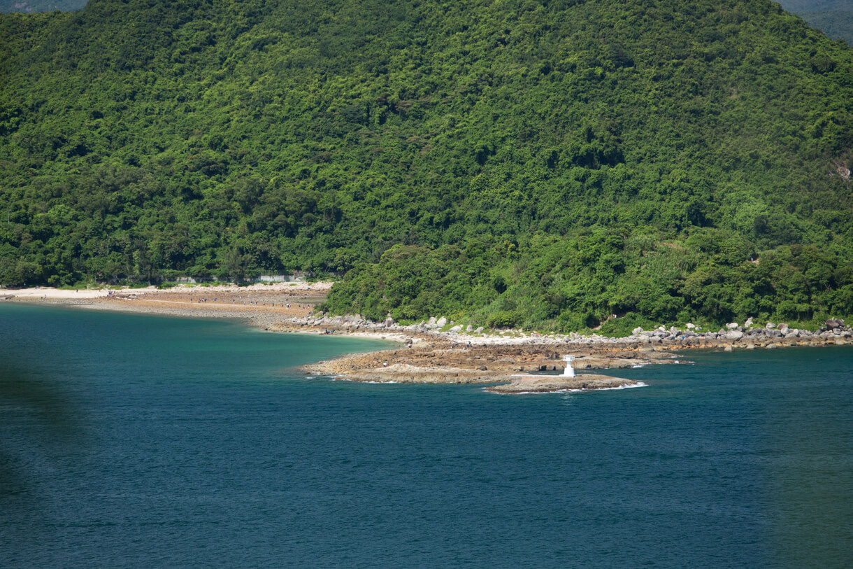 橋咀島的橋頭