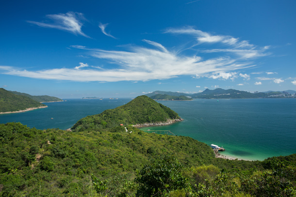 遠眺清水灣半島