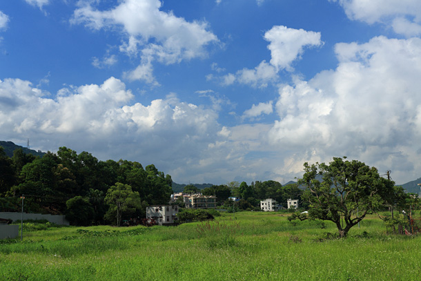 社山村一景